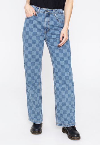 The Ragged Priest - Checkerboard Dad Mid Blue Laser - Jeans