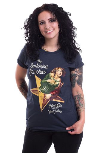 The Smashing Pumpkins - Mellon Collie Cover Navy - - T-Shirts