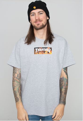 Thrasher - Blaze Sport Grey - - T-Shirts