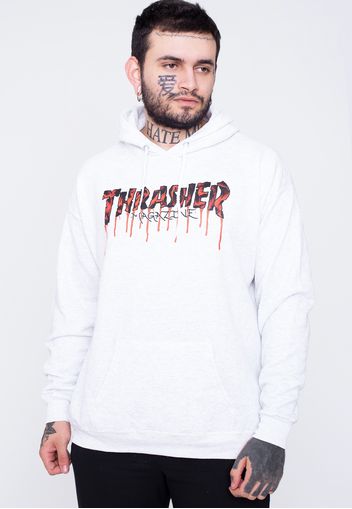 Thrasher - Blood Drip Ash - Hoodies