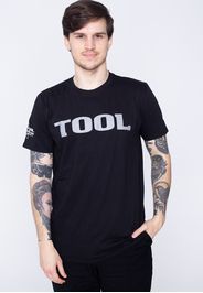 Tool - Metallic Silver Logo (Sleeve Print) - - T-Shirts