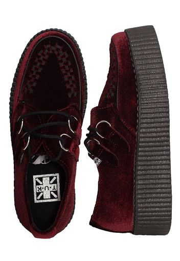 T.U.K. - Viva High Velvet Burgundy - Creepers