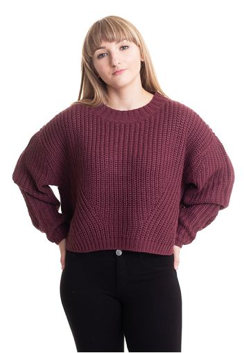 Urban Classics - Wide Oversize Cherry - Strickpullover