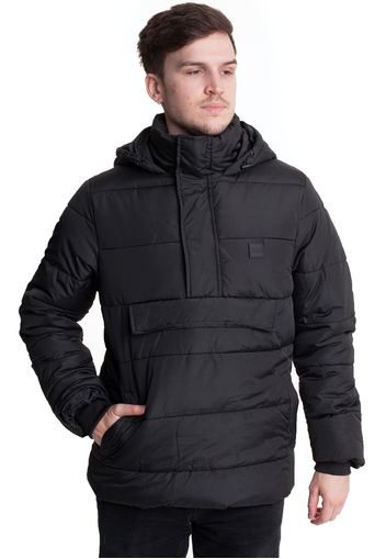 Urban Classics - Pull Over Puffer Black - Jacken