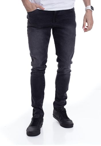 Urban Classics - Slim Fit Real Black Washed - Jeans