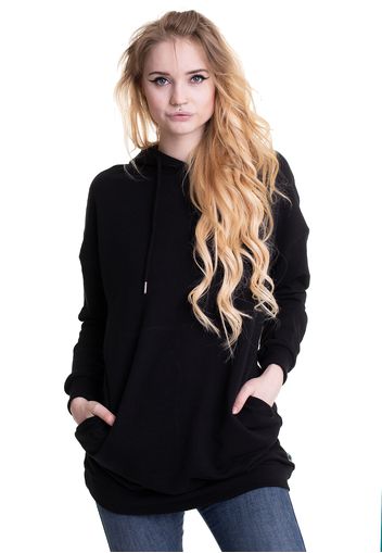 Urban Classics - Ladies Organic Oversized Terry Hoody Black - Kleider