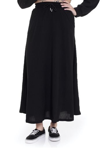 Urban Classics - Ladies Viscose Midi Black - Röcke