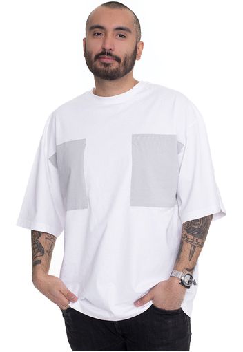 Urban Classics - Big Double Pocket White/Asphalt - - T-Shirts