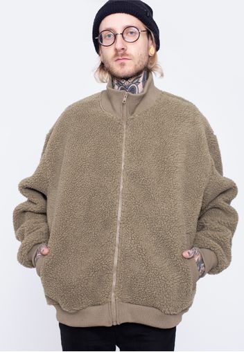 Urban Classics - Boxy Sherpa Tini Olive - Jacken