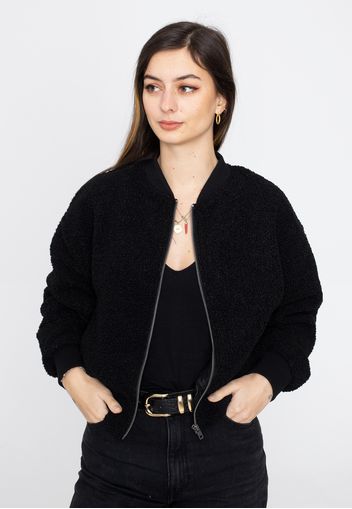 Urban Classics - Oversized Sherpa Bomber Black - Jacken