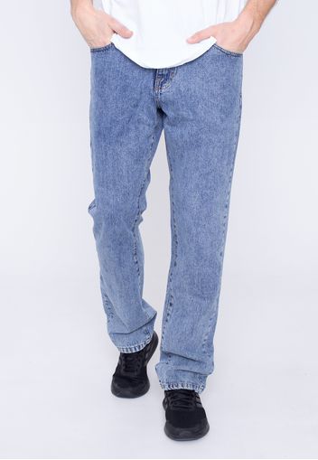 Urban Classics - Organic Straight Leg Denim Light Skyblue Acid Washed - Jeans