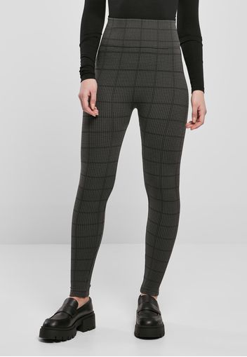 Urban Classics - Ladies Seamless Heritage Aspaltsquardcheck - Leggings