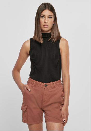 Urban Classics - Ladies Rib Knit Sleevless Black - Bodies