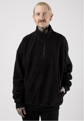 Urban Classics - Basic Polar Fleece Black - Strickpullover