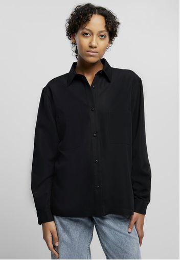 Urban Classics - Oversized Twill Black - Blusen