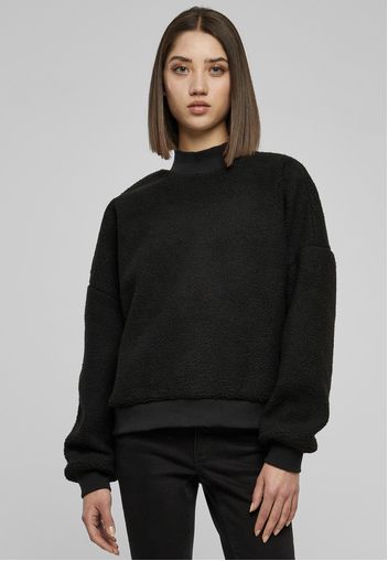 Urban Classics - Sherpa Crewneck Black - Strickpullover