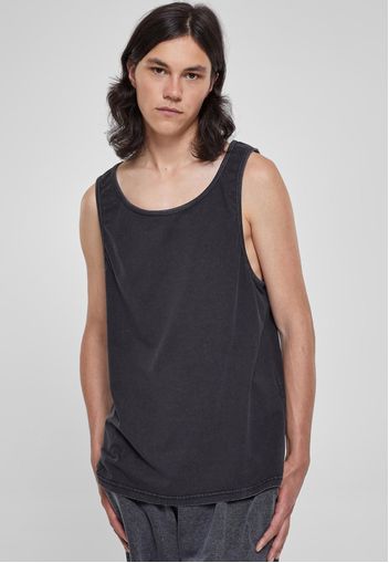 Urban Classics - Heavy Oversized Acid Wash Black - Tanks