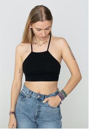 Urban Classics - Ladies Triangle Black - Tops