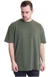 Urban Classics - Oversize Melange Darkgreen Melange - - T-Shirts