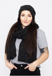 Urban Classics - Nap Yarn Charcoal/White - Schals