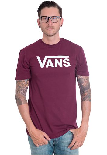 Vans - Vans Classic Burgundy/White - - T-Shirts