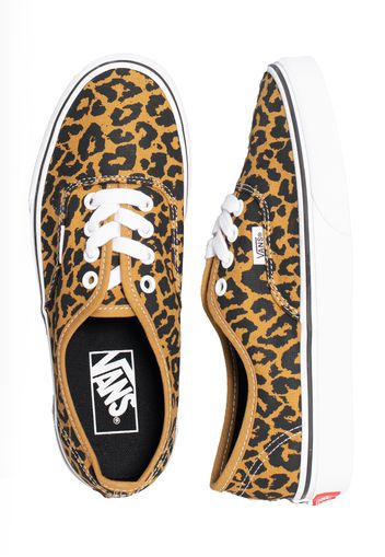 Vans - Authentic Leopard Black/True White - Skateschuhe