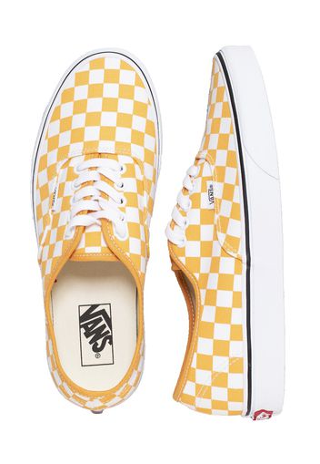 Vans - Authentic (Checkerboard)Golden Nugget/True White - Skateschuhe