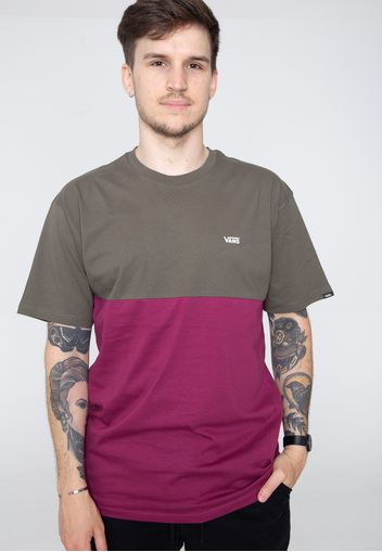 Vans - Colorblock Purple Potion Grape Leaf - - T-Shirts