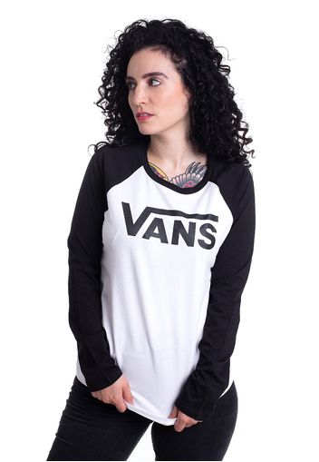 Vans - Flying V Raglan White/Black - Longsleeves