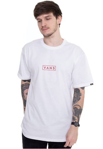 Vans - Classic Easy Box White/High Risk Red - - T-Shirts