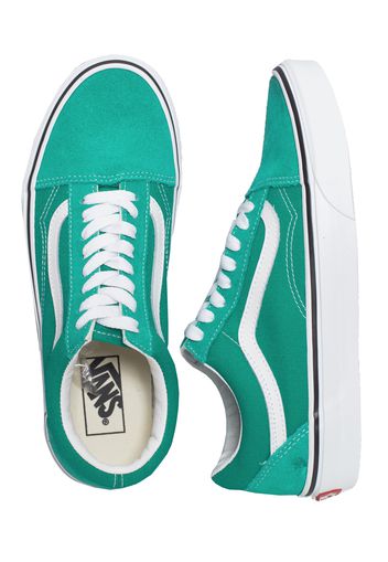 Vans - Old Skool Pepper Green/True White - Skateschuhe