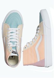 Vans - Sk8 Hi Tapered Pastel Block Multi/True White - Skateschuhe