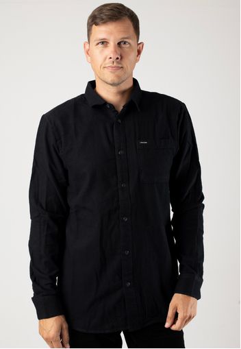Volcom - Caden Solid Black - Hemden