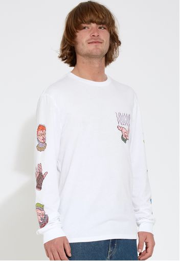 Volcom - Connected Minds White - Longsleeves