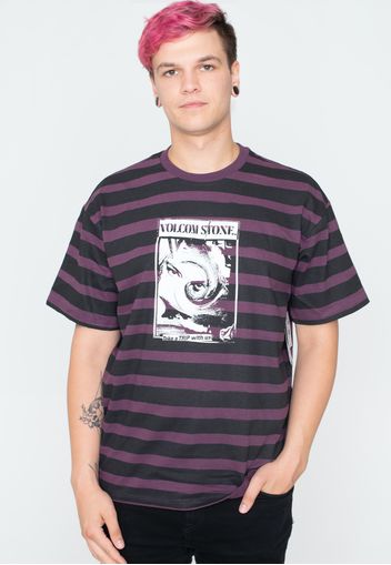 Volcom - Psych Trip Mulberry - - T-Shirts