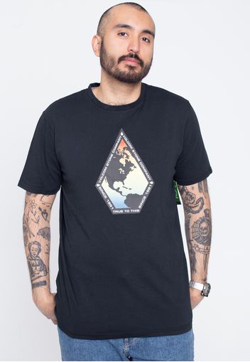 Volcom - Global Stone Fty Black - - T-Shirts