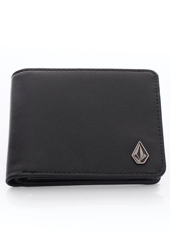 Volcom - Slim Stone Pu Small Black - Portemonnaies