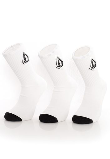 Volcom - Full Stone 3 Pack White - Socken