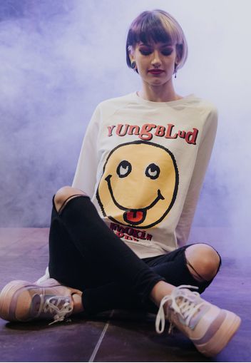 Yungblud - Raver Smile White - Longsleeves