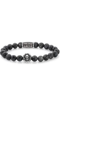 Rebel & Rose Armband Grey Seduction Rr-8L025-S-M Herren