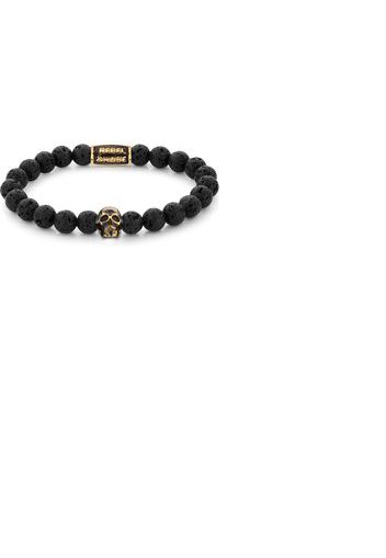 Rebel & Rose Armband Skull Black Moon Rr-Sk002-G-L+ Herren