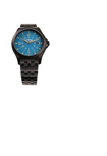 Traser H3 108740 P67 Officer Gunmetal Skyblue Herren 42Mm 10Atm