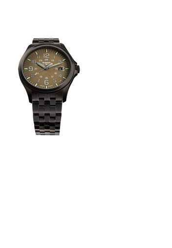 Traser H3 108738 P67 Officer Gunmetal Khaki Herren 42Mm 10Atm