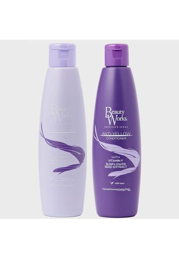 Beauty Works Anti Yellow Shampoo and Conditioner Bundle