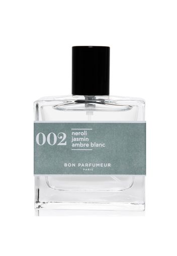 Bon Parfumeur 002 Neroli, Jasmine, White Amber Eau de Parfum (Various Sizes) - 30ml