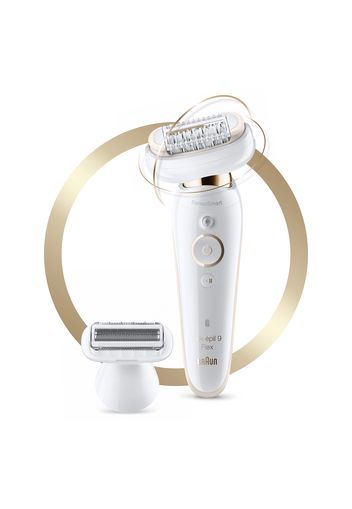 Braun Silk-épil 9 Flex 9002 Epilator, White/Gold