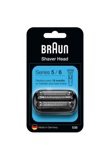 Braun Series 5/6 53B Electric Shaver Head Replacement - Black