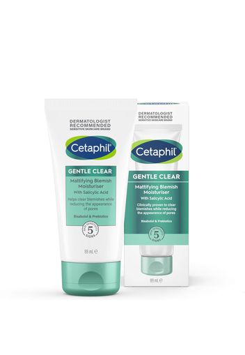 Cetaphil Gentle Clear Mattifying Blemish Face Cream with Salicylic Acid for Sensitive Skin 89ml