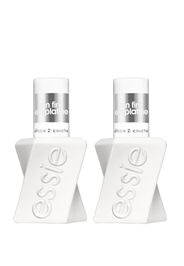 Essie Gel Nail Polish Gel Couture Top Coat, Duo Set