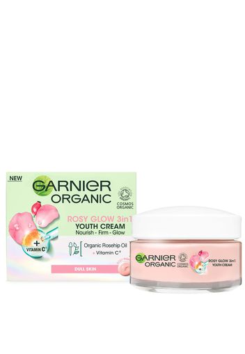 Garnier Organic Rosy Glow 3-in-1 Youth Cream 50ml